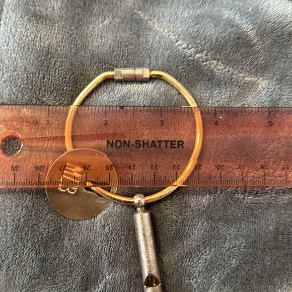 Antique/Vintage Whistle Bracelet “MLB” initials - Picture 2 of 3